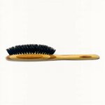 BROSSE A CHEVEUX OVALE BOIS POIL DE SANGLIER RAYEE11
