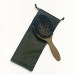 GRANDE BROSSE A CHEVEUX RONDE BOIS POIL DE SANGLIER 13