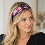 bandeau-cheveux-croise-bleu-marine-fleuri-multicolore-porte