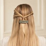 Barrette à cheveux Sophie opéra portée
