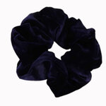 Chouchou cheveux velours xl bleu marine