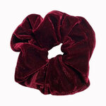 Chouchou cheveux bordeaux