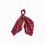 Chouchou foulard rouge fonce