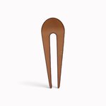 Épingle à chignon 9,5 cm amande grillée - verso