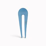 Épingle à chignon 9,5 cm bleu ciel - verso