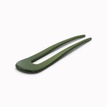 Épingle à chignon 9,5 cm vert guacamole - vue de côté