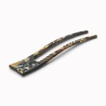 Épingle à chignon rétro 10 cm onyx - vue de côté