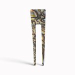 Épingle à chignon rétro 10 cm onyx - verso