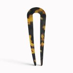 Épingle à chignon 10 cm écaille foncée