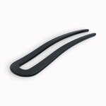 Épingle à chignon 10 cm noir - vue de côté