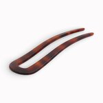 Épingle à chignon 10 cm vison - vue de côté