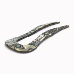 Épingle à cheveux 11 cm onyx - vue de côté