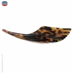 Peigne cheveux classique écaille foncé