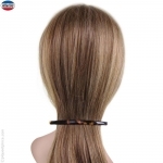 Barrette pour cheveux très fine foncée