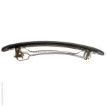 barrette  à cheveux gomme noire