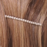 barrette pour cheveux petites perles