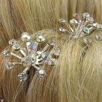 pic cheveux mariage strass