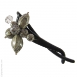 Barrette de cheveux torsadée  python