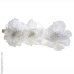 couronne de fleurs blanches