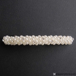 Barrette cheveux perles et strass