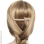 peigne pour coiffure de mariage papillon