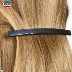 grande barrette cheveux fine bleu nuit