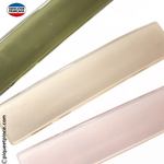 barrette couleur opale rose pale, vert ou beige très clair