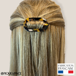 barrette-ovale-ecaille-foncee-fabrication-francaise-sans-metal