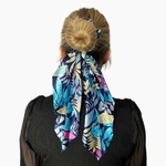 chouchou-foulard-feuilles-bleu-2