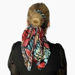 chouchou-foulard-feuilles-turquoise-rouge-2
