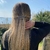 barrette a cheveux elise sans metal rectangulaire onyx