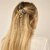 2 Barrettes à cheveux clic-clac motif floral 5,5 cm portée