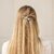 Barrette à cheveux Émilie portée