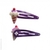 accessoires cheveux enfant glaces mauves