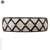 barrette à cheveux noir, beige et strass