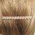 barrette cheveux or, perles et strass