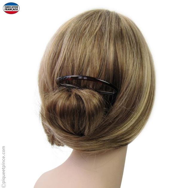 Peigne à chignon turquoise africaine création unique
