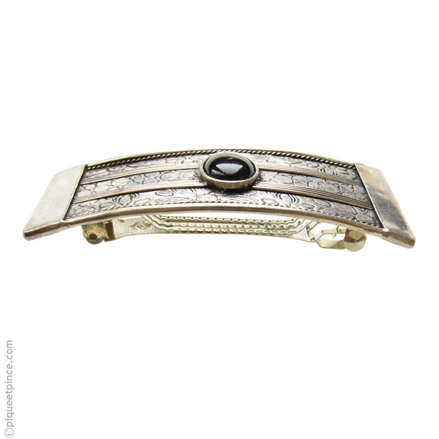 Barrette noire des années 80 - France