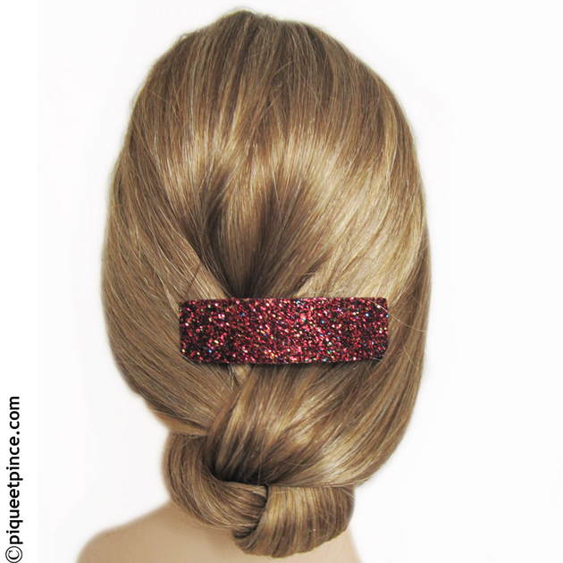 Lot de 12 pinces à cheveux pailletées - Rose - Kiabi - 3.00
