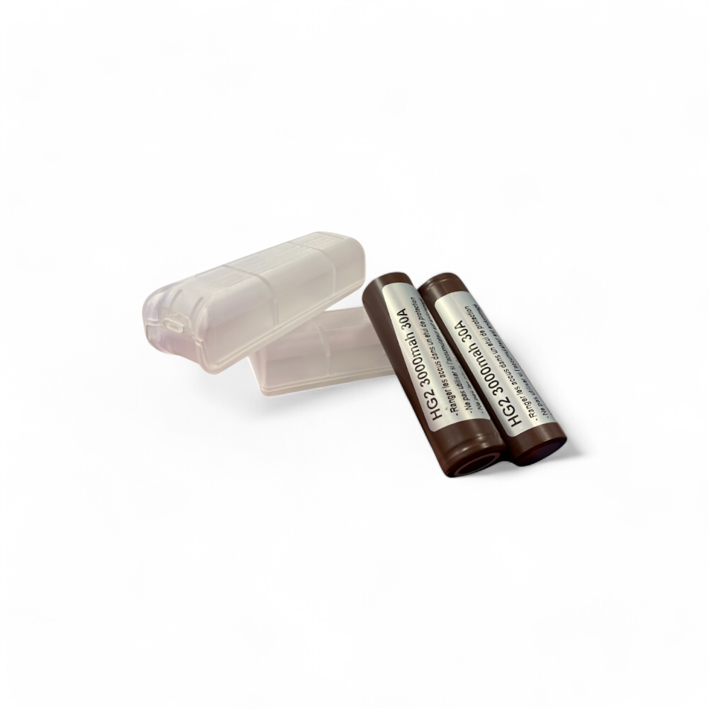 Accus par deux 3000mAh