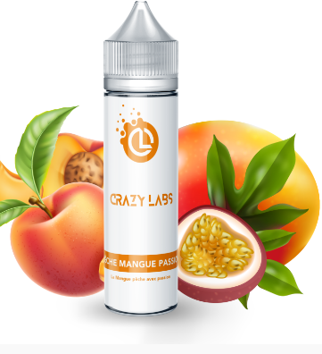 Pêche Mangue Passion - 50mL - Crazylabs