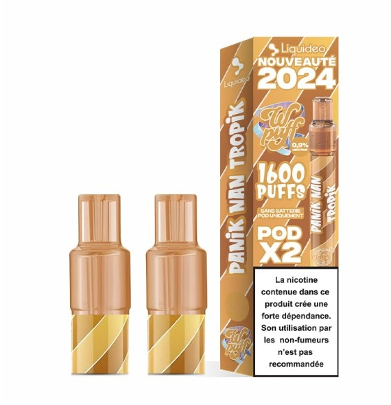 Cartouches Pré-Remplies 9mg (2pcs) - Wpuff 2.0 by Liquideo