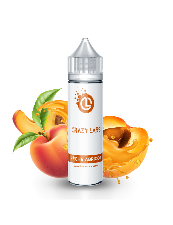 Pêche Abricot - 50Ml - Crazylabs