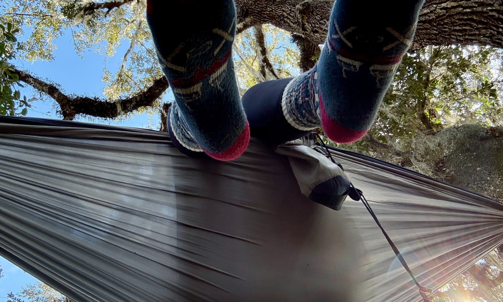 Grand Trunk Nano 7 Premium Ultralight Hammock – strong yet lightweight, supports full body relaxation while keeping weight to just 7.3 oz WLH