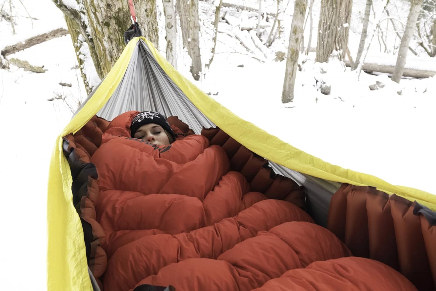 Klymit Insulated Hammock Sleeping Pad – Stay Warm and Cozy in Cold Weather Hammock Camping