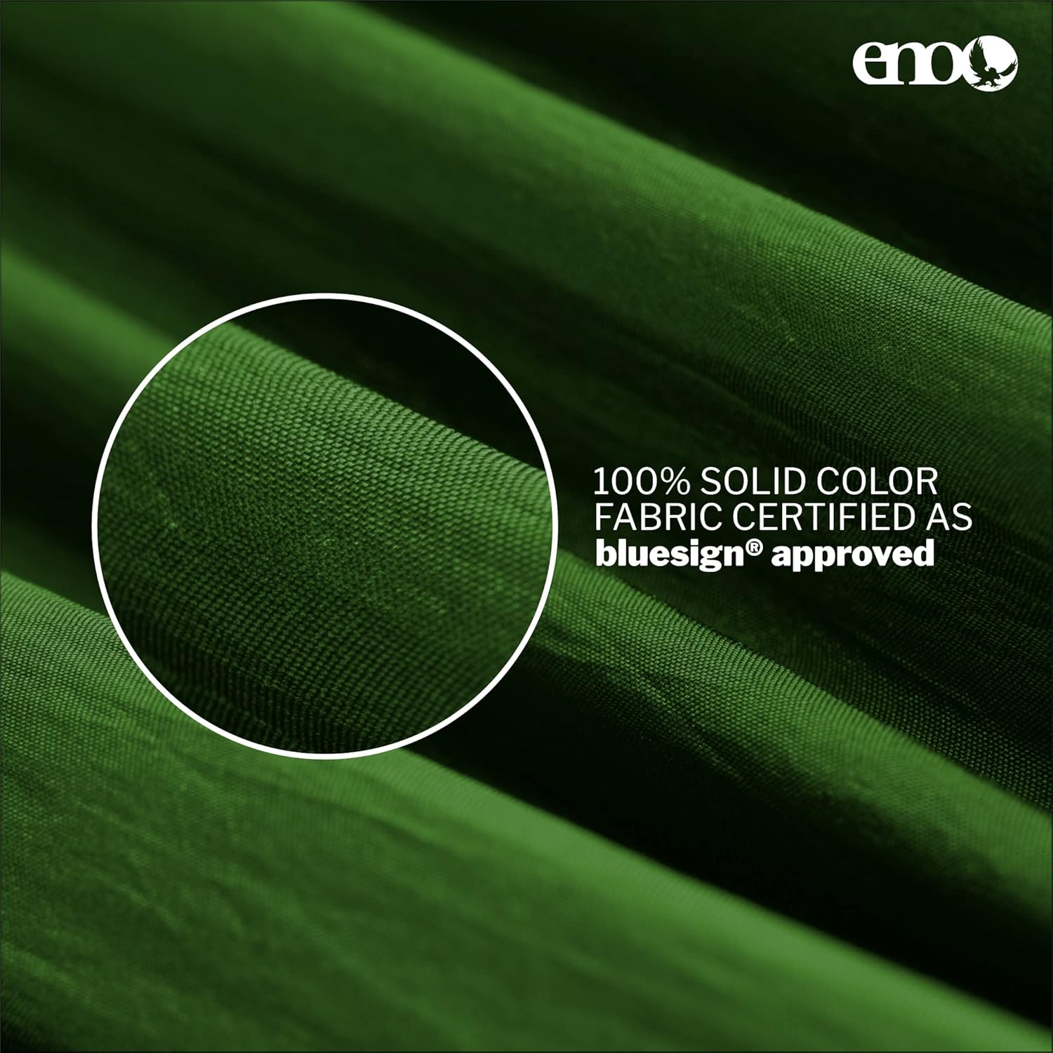Eno DoubleNest Hammock – made with 100% solid color fabric, bluesign® approved for eco-friendly sustainability