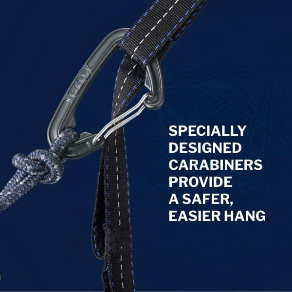 Eno DoubleNest Hammock – specially designed carabiners provide a safer, easier hang