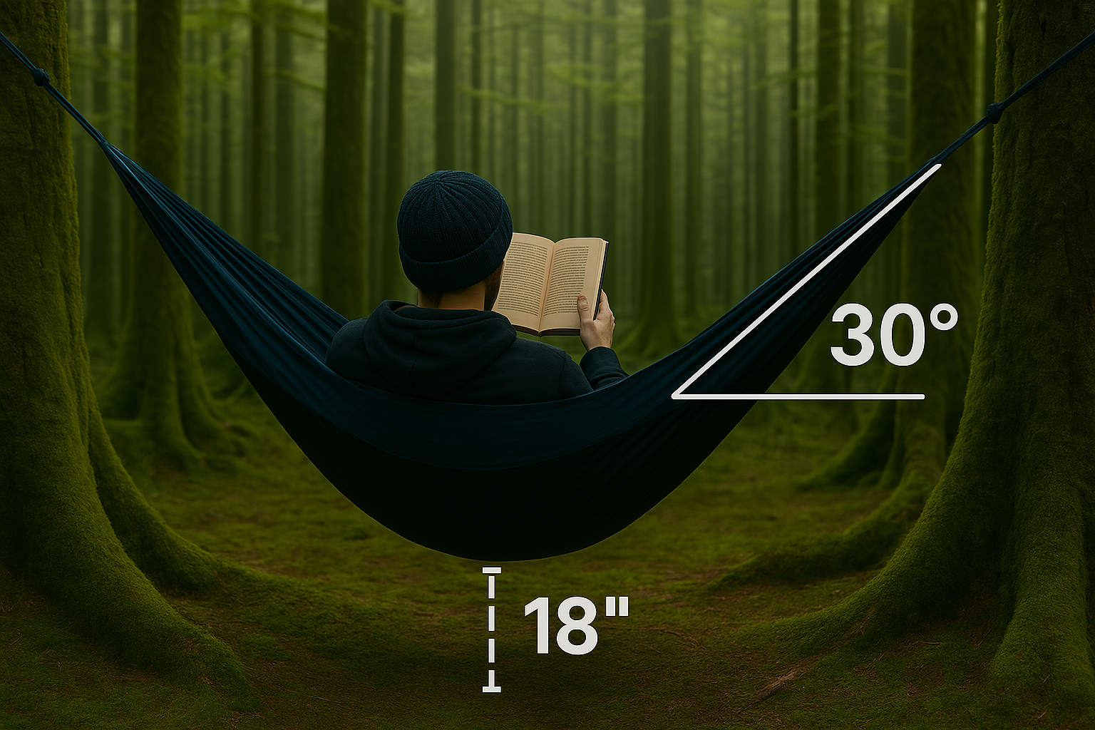 hammock hang angle
