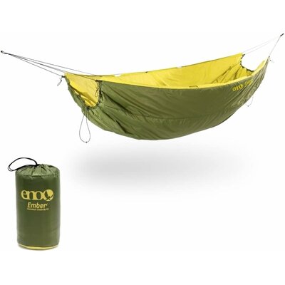 ENO Ember UnderQuilt Shown Installed and Packed for Versatile Hammock Camping