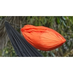Go Outfitters Hammock Gear Loft – Orange Pouch Hung in Hammock